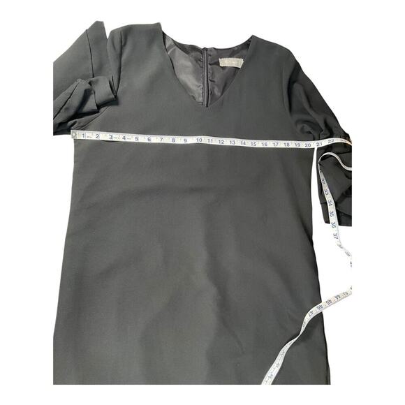 Belongci Dress Size Large Black Bell Sleeve Western Gothic itchy Romantic - Picture 7 of 10